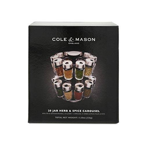 Silver 20 Jar Herb and Spice Carousel U973