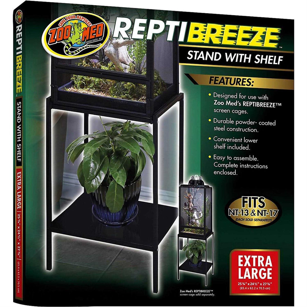 ReptiBreeze Stand with Shelf O7173