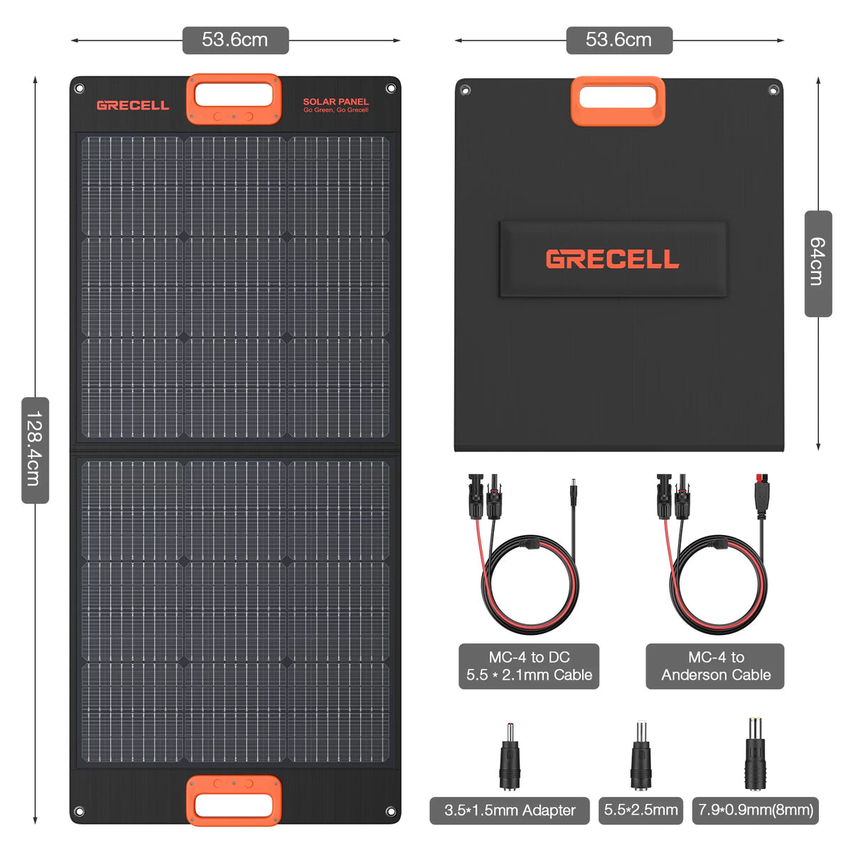 100W Portable Solar Panel with Solar Charger R321173