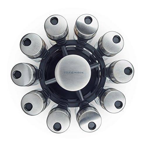 Silver 20 Jar Herb and Spice Carousel U973