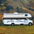 RV Awning Fabric Replacement Heavy Duty Weatherproof Vinyl Black Fade 18' P234