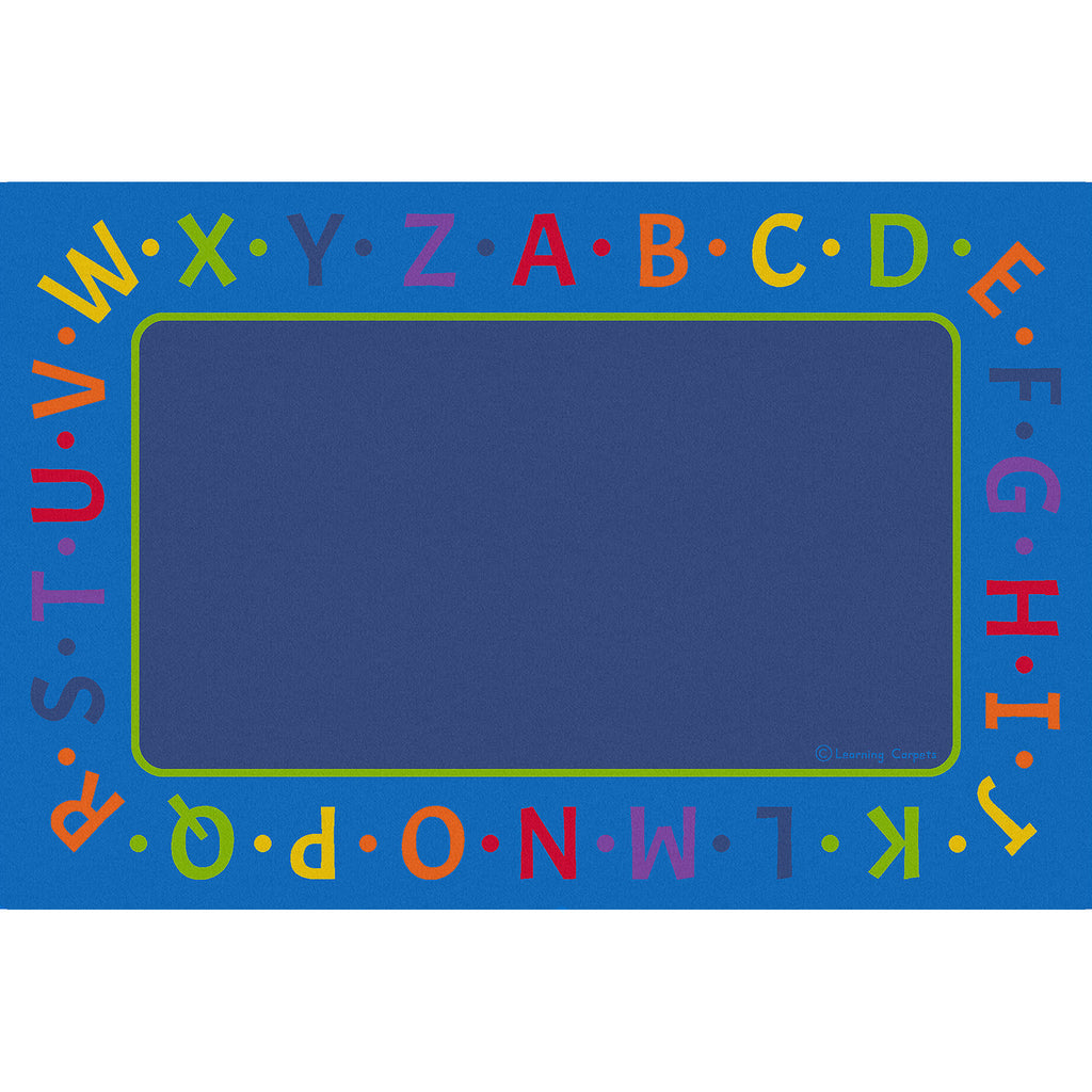 Learning Carpets Rectangle Alphabet Border-Size:Small N284778