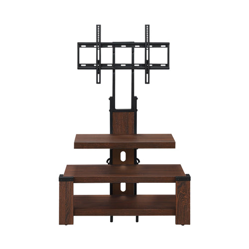 3-Shelf Television Stand with Floater Mount for TVs up to 55", Cherry X225757
