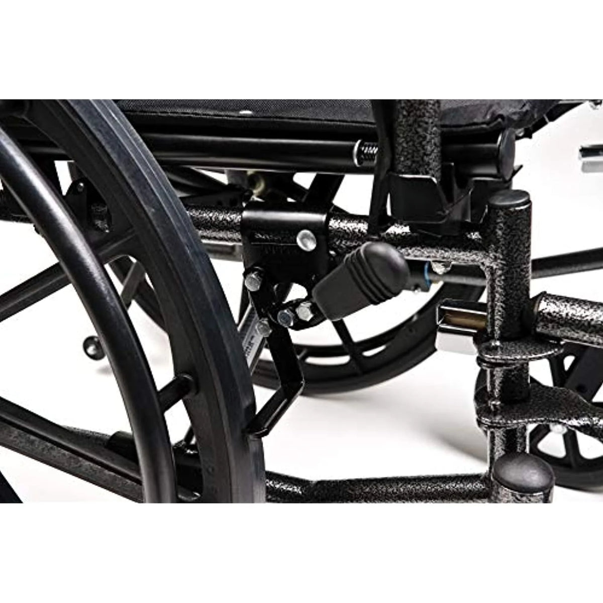 Black Flip Back Desk Arm Wheelchair with Swingaway Footrest Z2817