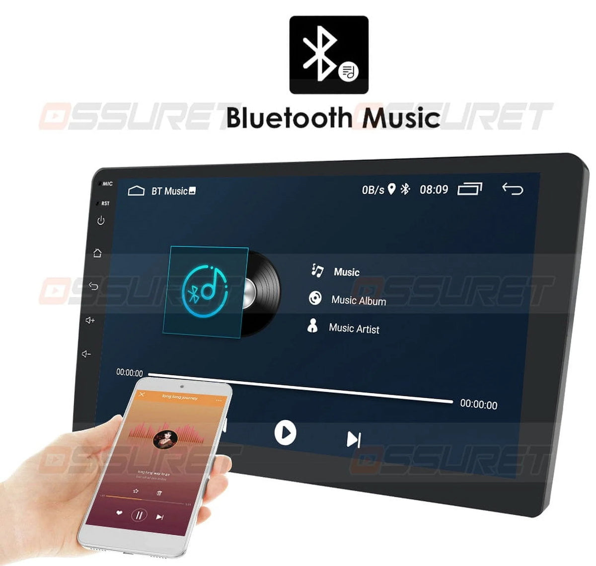 Android 12 Car Stereo GPS Navigation 2+32GB Radio Head Unit S1117