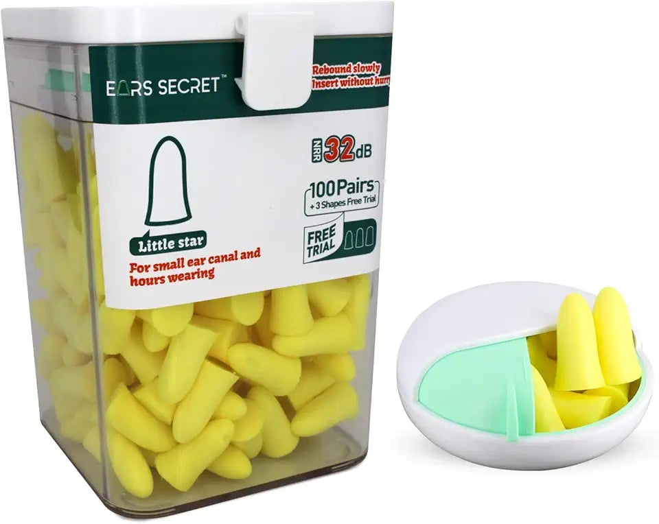 Foam Ear Plugs 100+3 Pairs 37dB Y5166