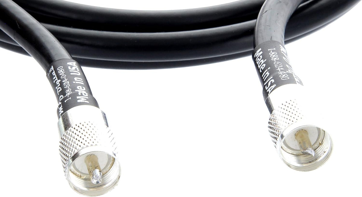 50 ft 50 ohm Coaxial Cable with PL-259 Connectors A51183