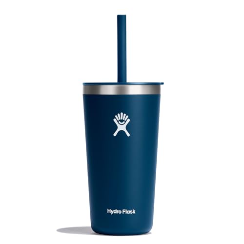 Stainless Steel Insulated Tumbler with Lid and Straw A95179