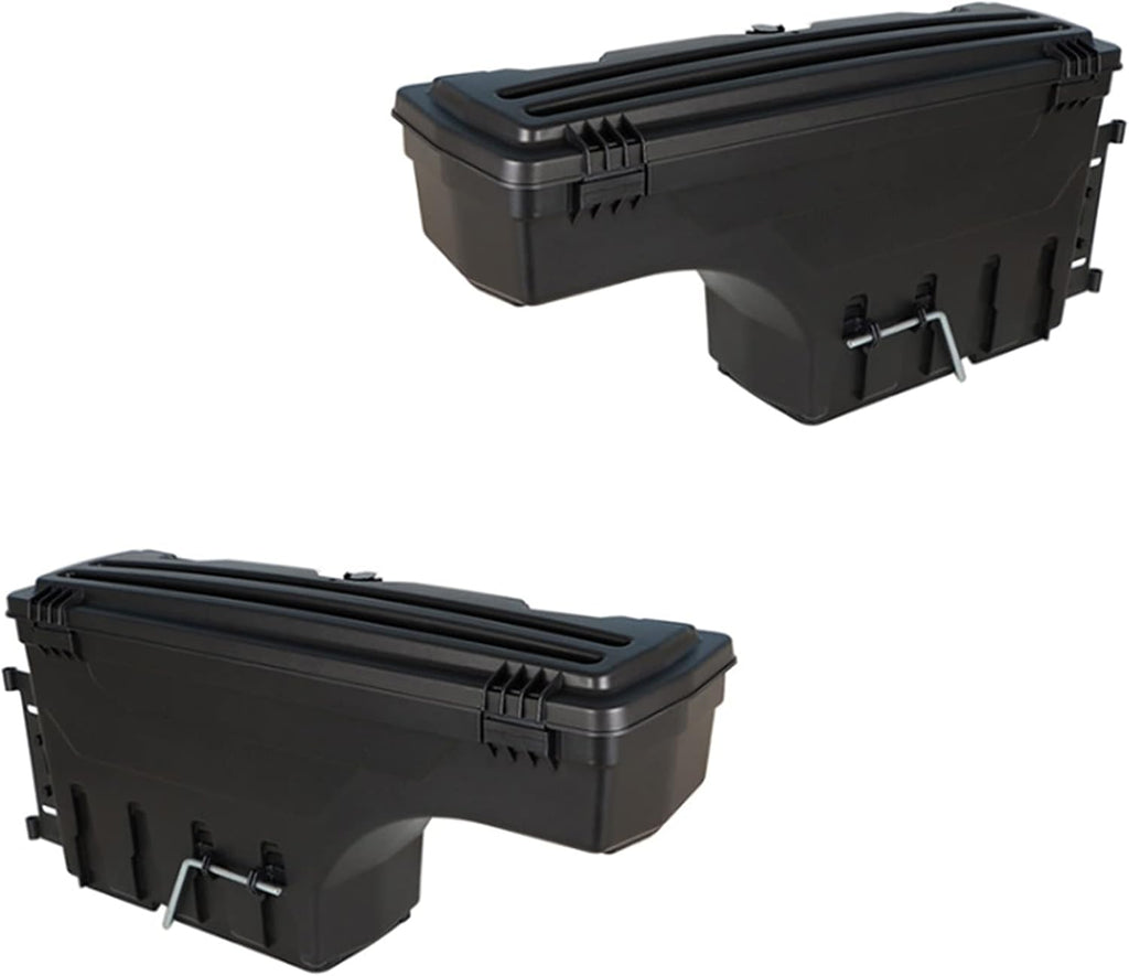 Truck Bed Wheel Well Storage Case Tool Box Left Driver Side + Right Passenger Side W/Lock & Keys O42522