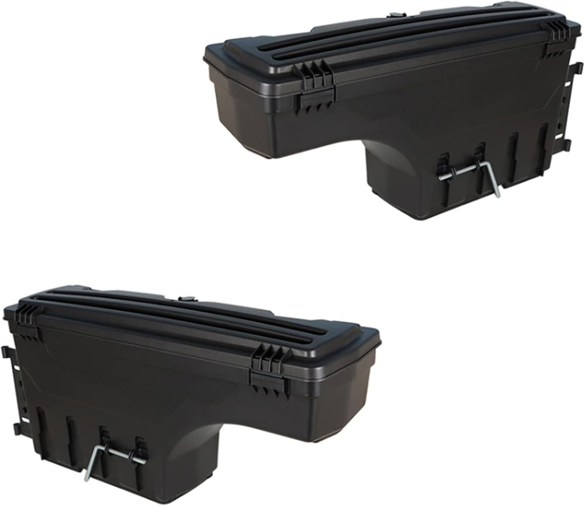 Truck Bed Wheel Well Storage Case Tool Box Left Driver Side + Right Passenger Side W/Lock & Keys O42522