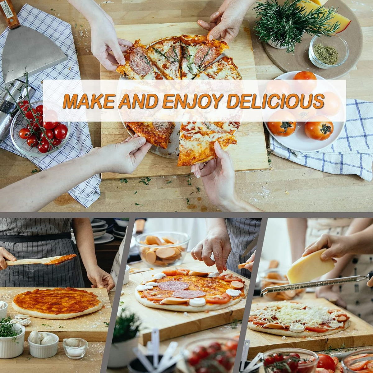 Portable Propane Outdoor Pizza Oven with 14in Pizza Stone W53359