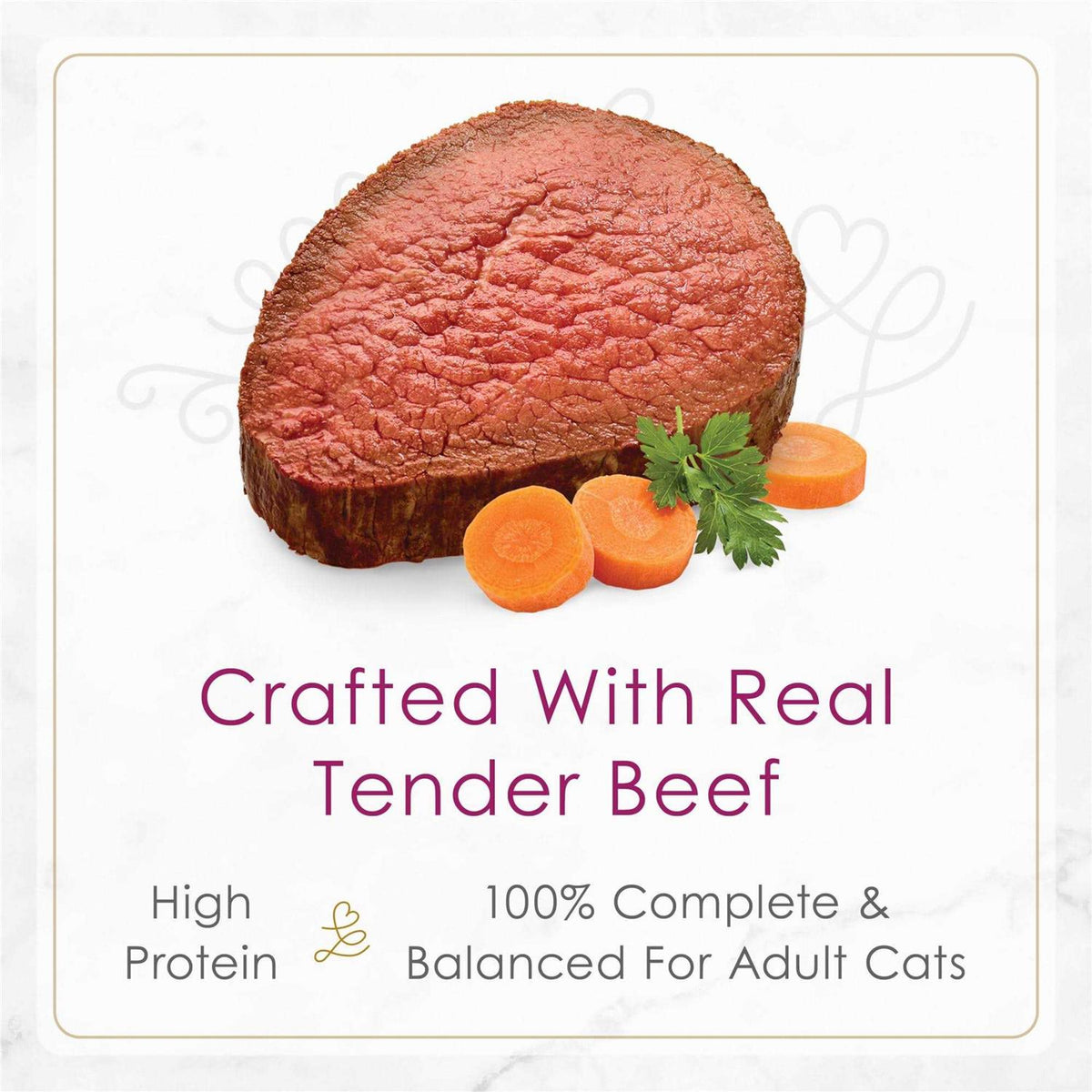 Wet Cat Food Tender Beef with Carrots U993832