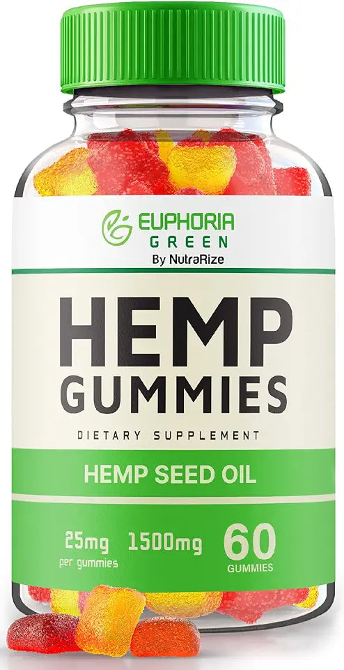 Green Hemp 1500MG Gummies 60 Gummies W3994