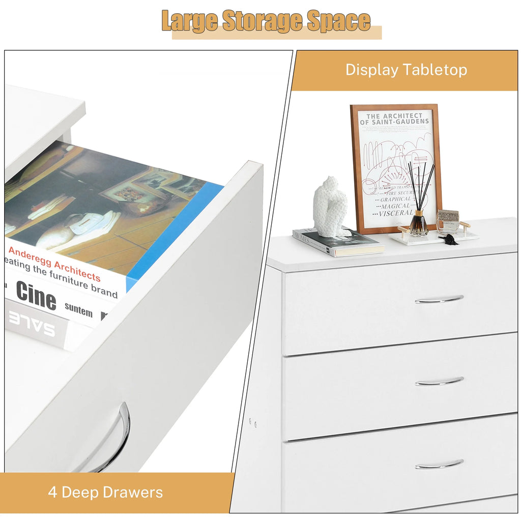 Black 4 Drawer Dresser W258385
