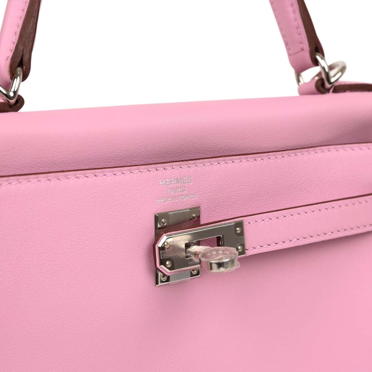 Mauve Sylvestre Swift Palladium Hardware Handbag Y4581
