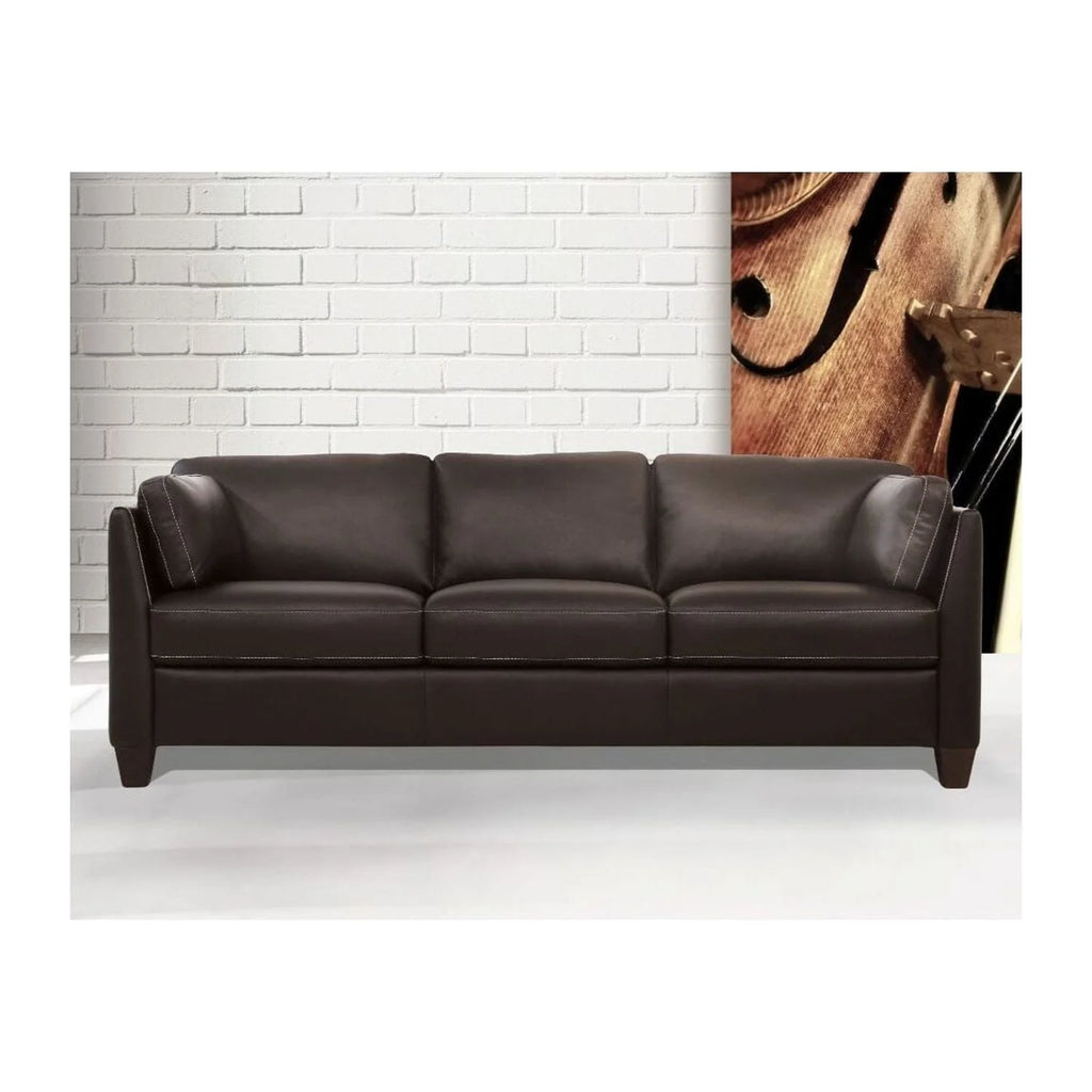 Leather Sofa in Chocolate Y489751
