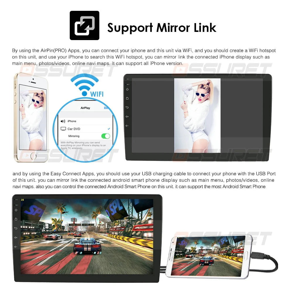 Android 12 Car Stereo GPS Navigation 2+32GB Radio Head Unit S1117