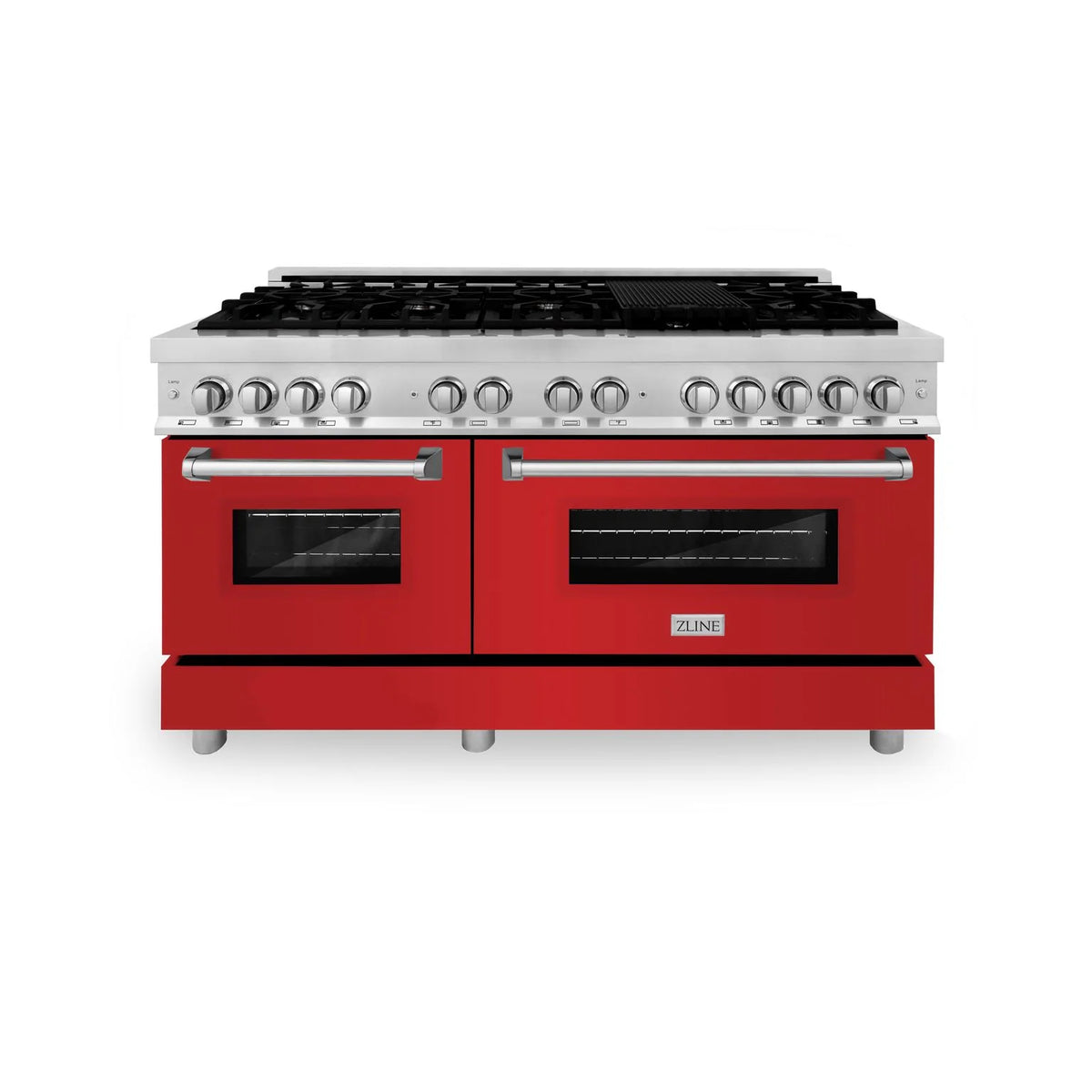 60 In. Dual Fuel Range with Red Matte Door Z8329