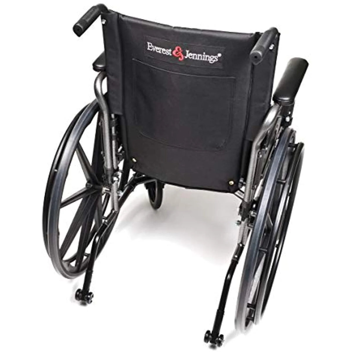Black Flip Back Desk Arm Wheelchair with Swingaway Footrest Z2817