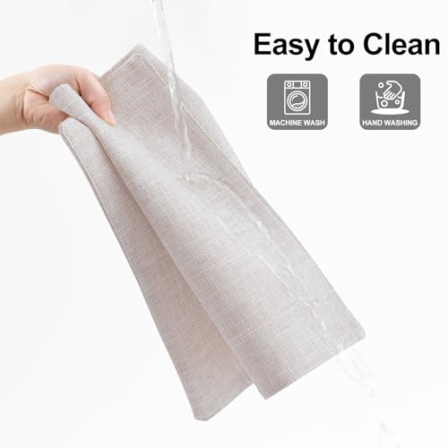 Cotton Linen Blend Placemats Set of 6 T3680
