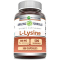 L-Lysine 500 mg Capsules Amino Acid Supplement R136114