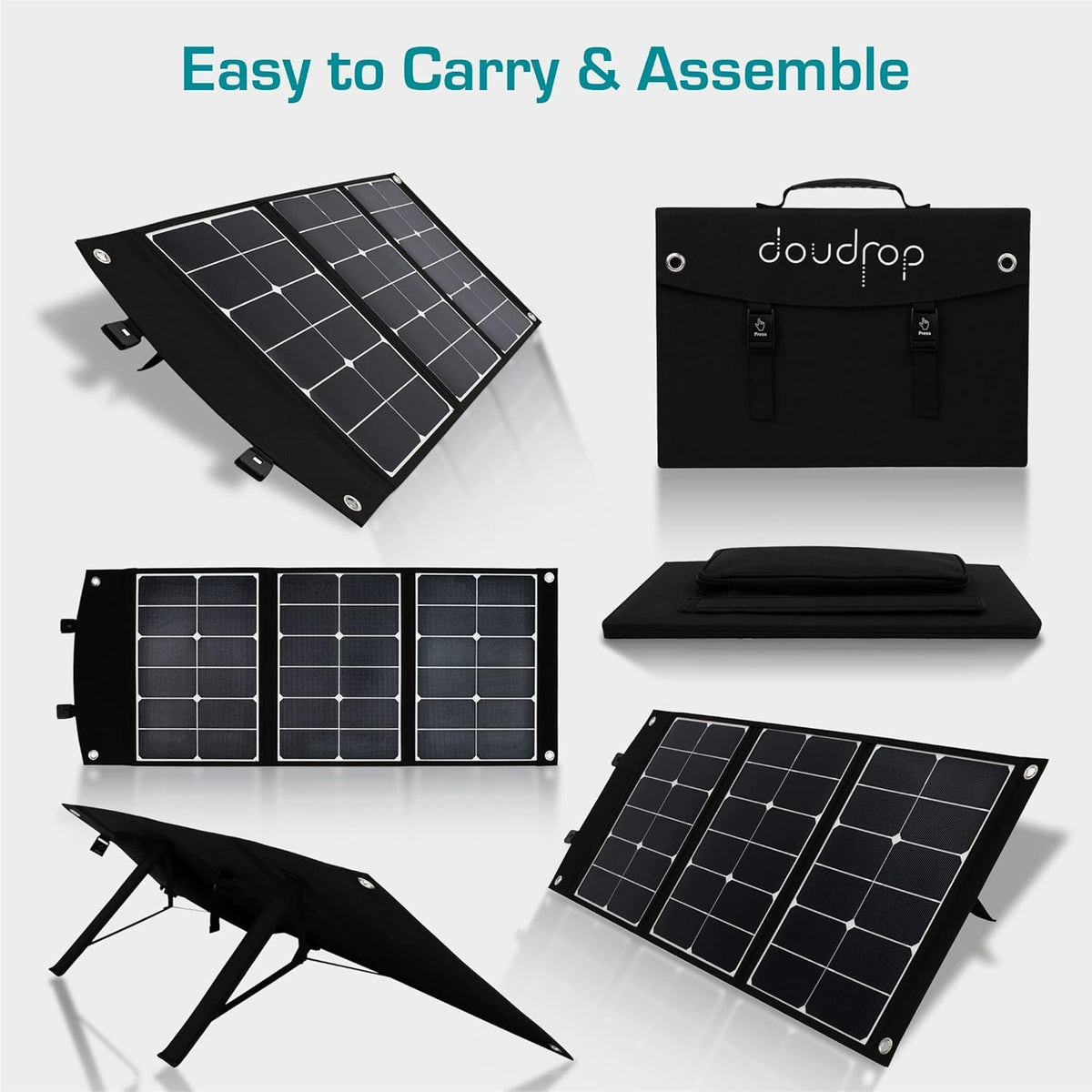 60W Foldable Solar Panel W7152