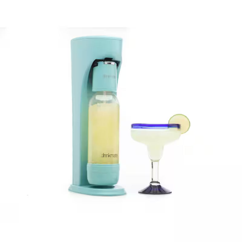 Sparkling Water Soda Maker Machine with 3 60L CO2 Cartridge, 1L and 0.5L Bottles U16888