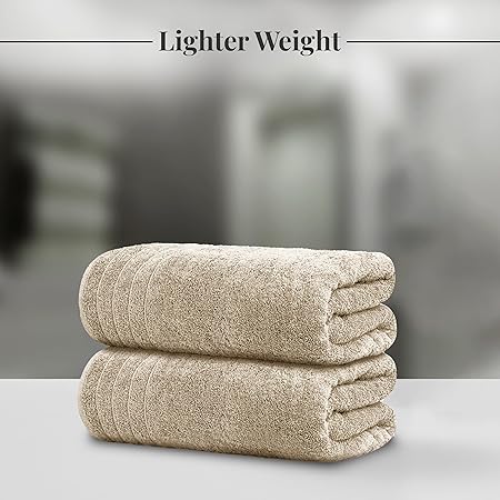 Pack of 4 Extra Large 100% Cotton Bath Towels E935372