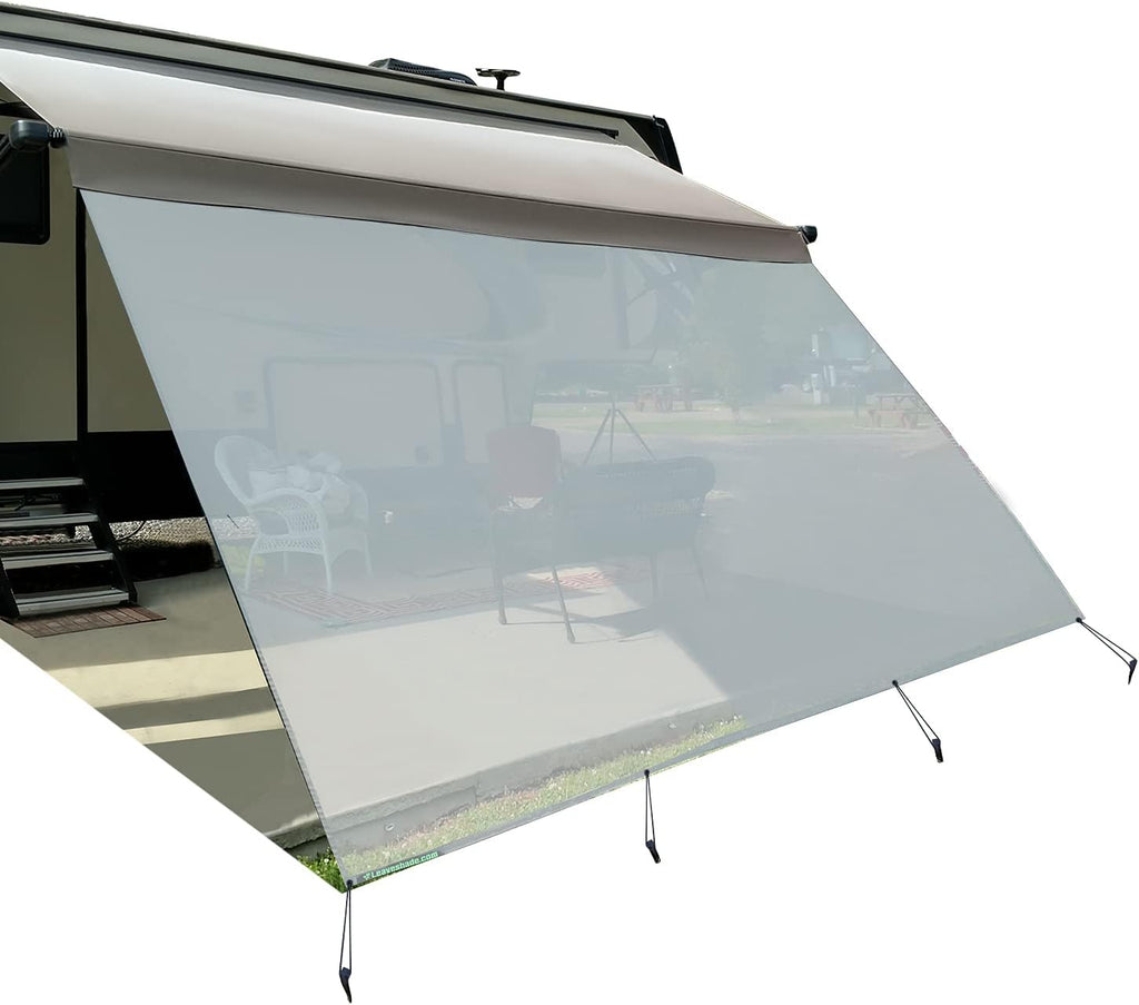 Navy Blue Mesh RV Awning Sunshade E5274