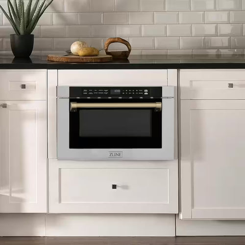 24 in. 1000-Watt Built-In Microwave Drawer Stainless Steel T485