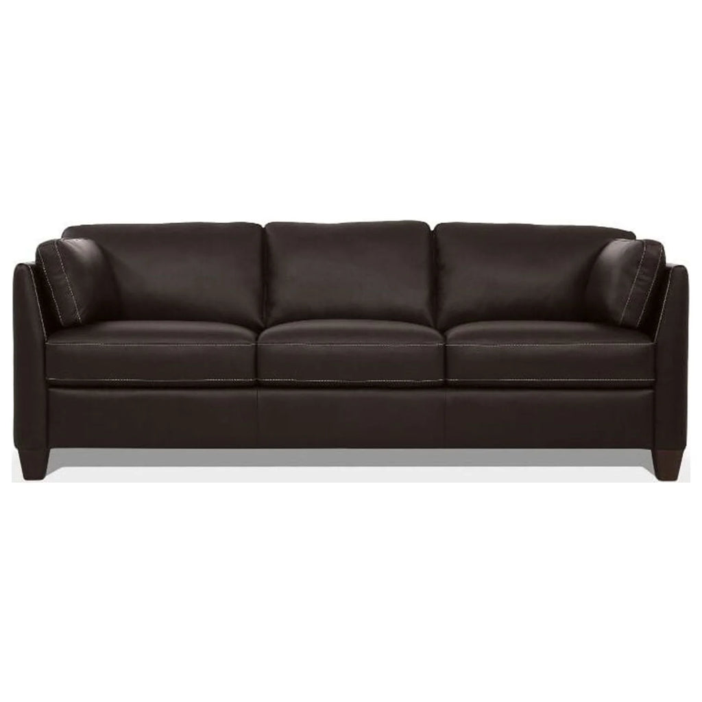 Leather Sofa in Chocolate Y489751