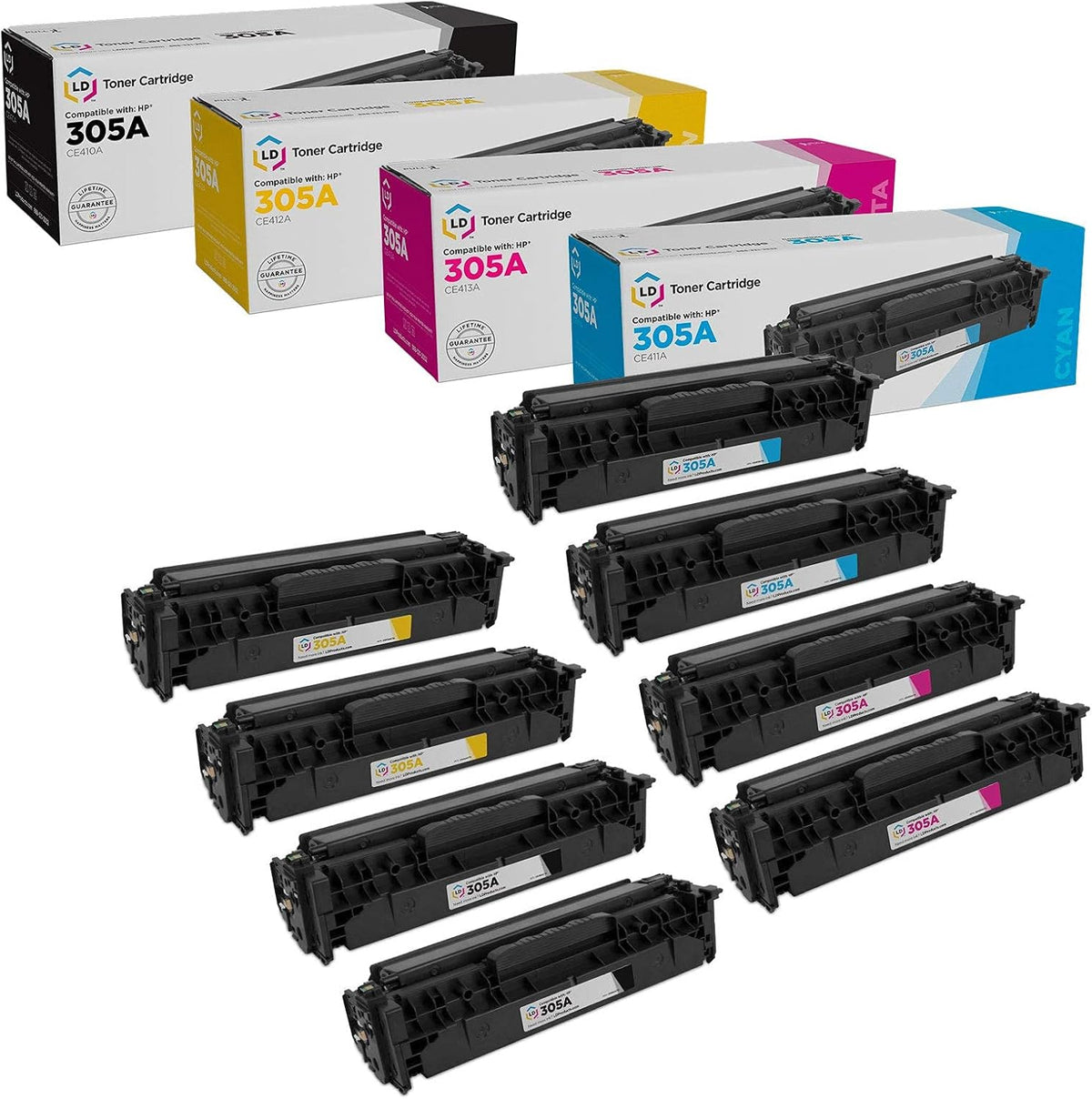 Remanufactured Toner Cartridge Replacements 8-Pack R4246