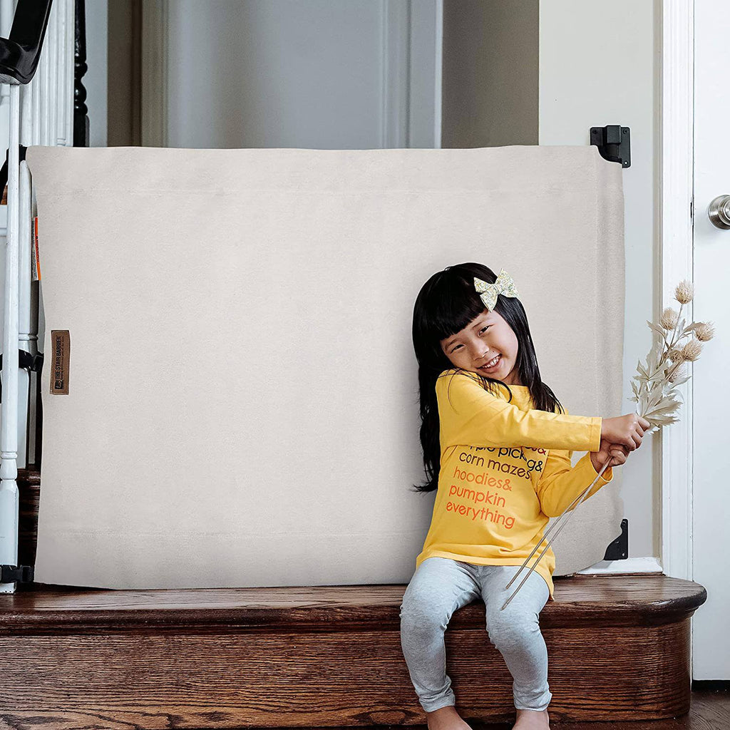 Retractable Fabric Baby and Pet Safety Gate, 36 to 43 inch F861