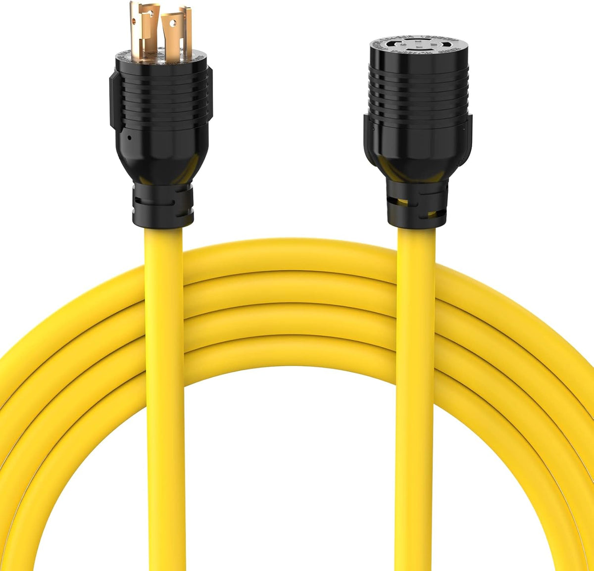 30A 125/250V 7500W Generator Power Extension Cord 40 Feet A6641
