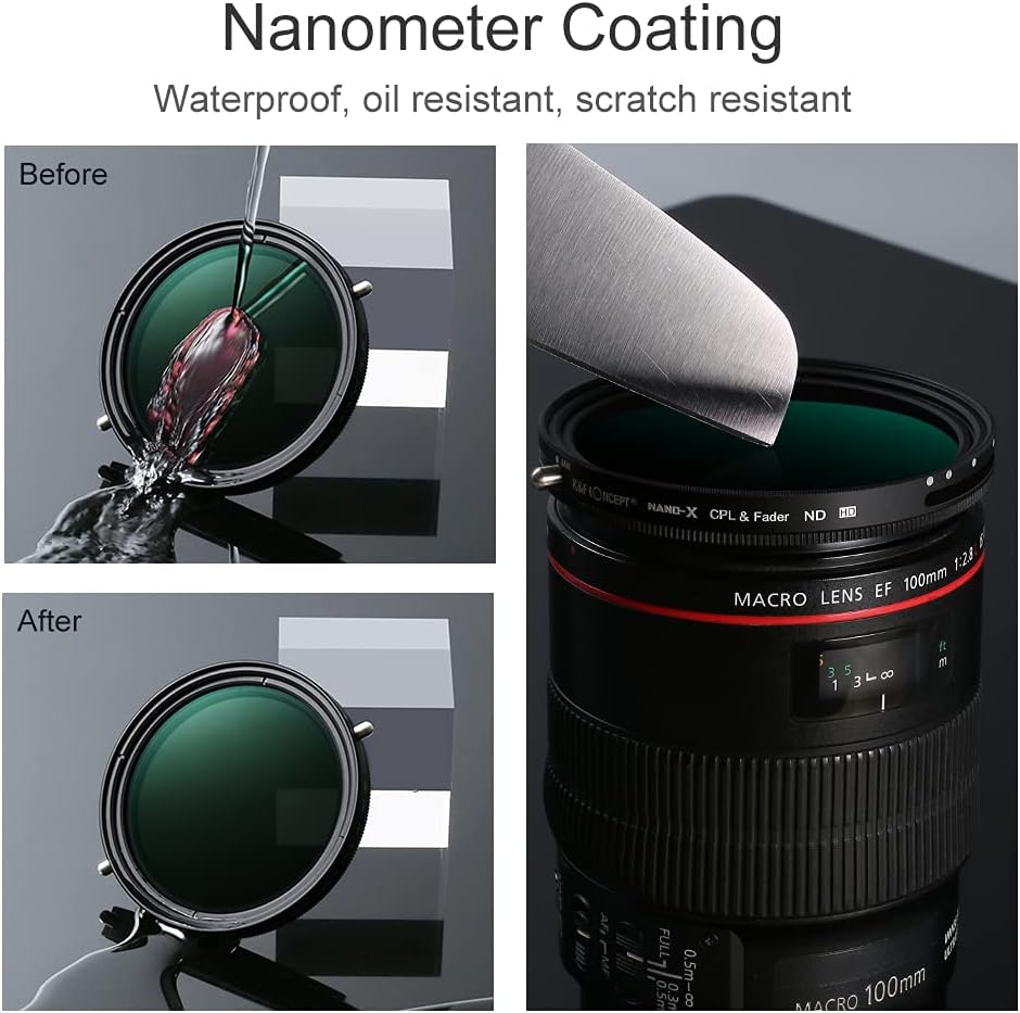 82mm Variable ND and CPL Filter 2 in 1 Y44740