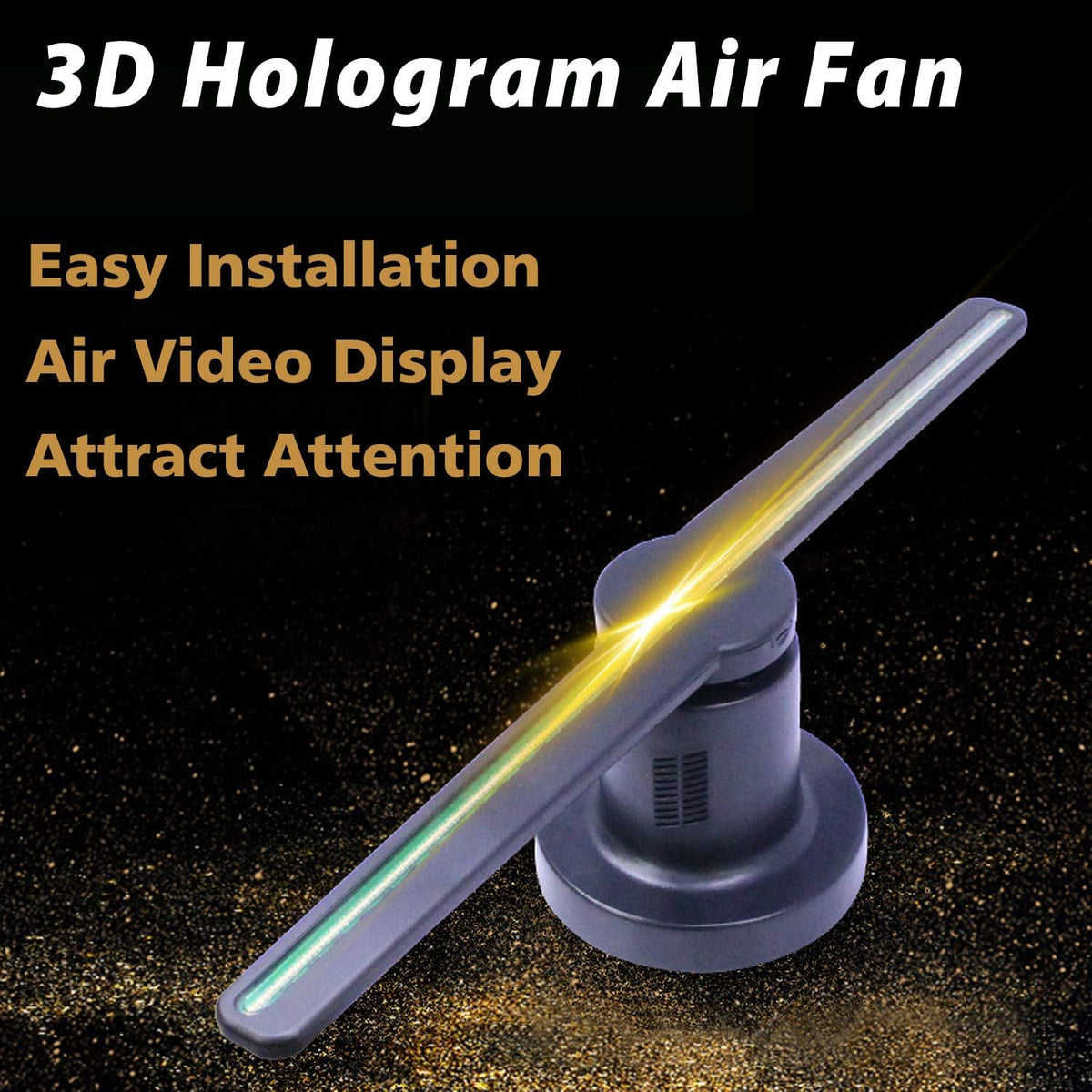 3D Hologram Advertising Fan 720p HD Wi-Fi 16.5 inch K427