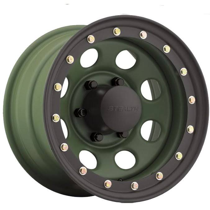 Camo Green 17x9 6x5.5 inch Wheels P835