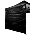 10x10 ft. Pop Up Canopy Tent with Roller Bag and Sidewalls, Black J944832
