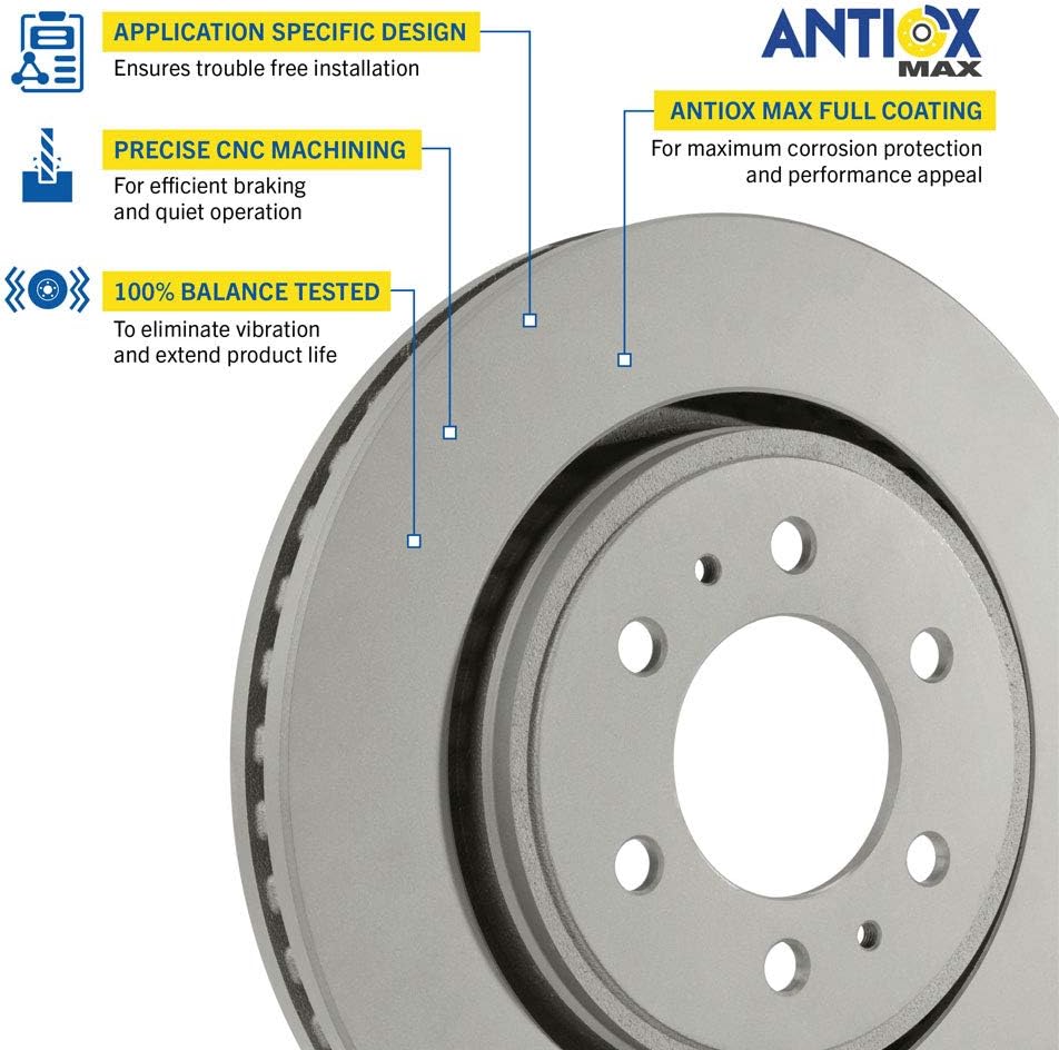 Front Brake Calipers Rotors Ceramic Pads A70132