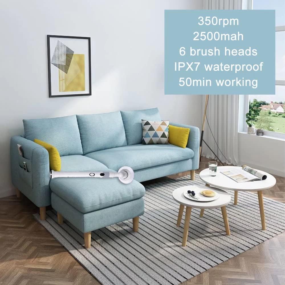 Cordless Electric Spin Scrubber 6 in 1 Power Drill Brush Set Pack of 2 S6924