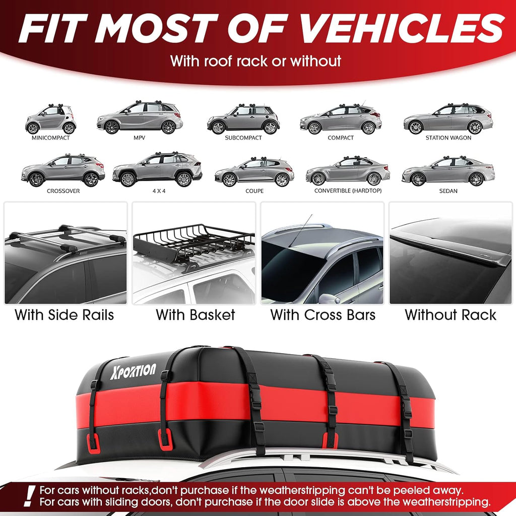 20 Cubic Feet Waterproof Rooftop Cargo Carrier Bag P5033