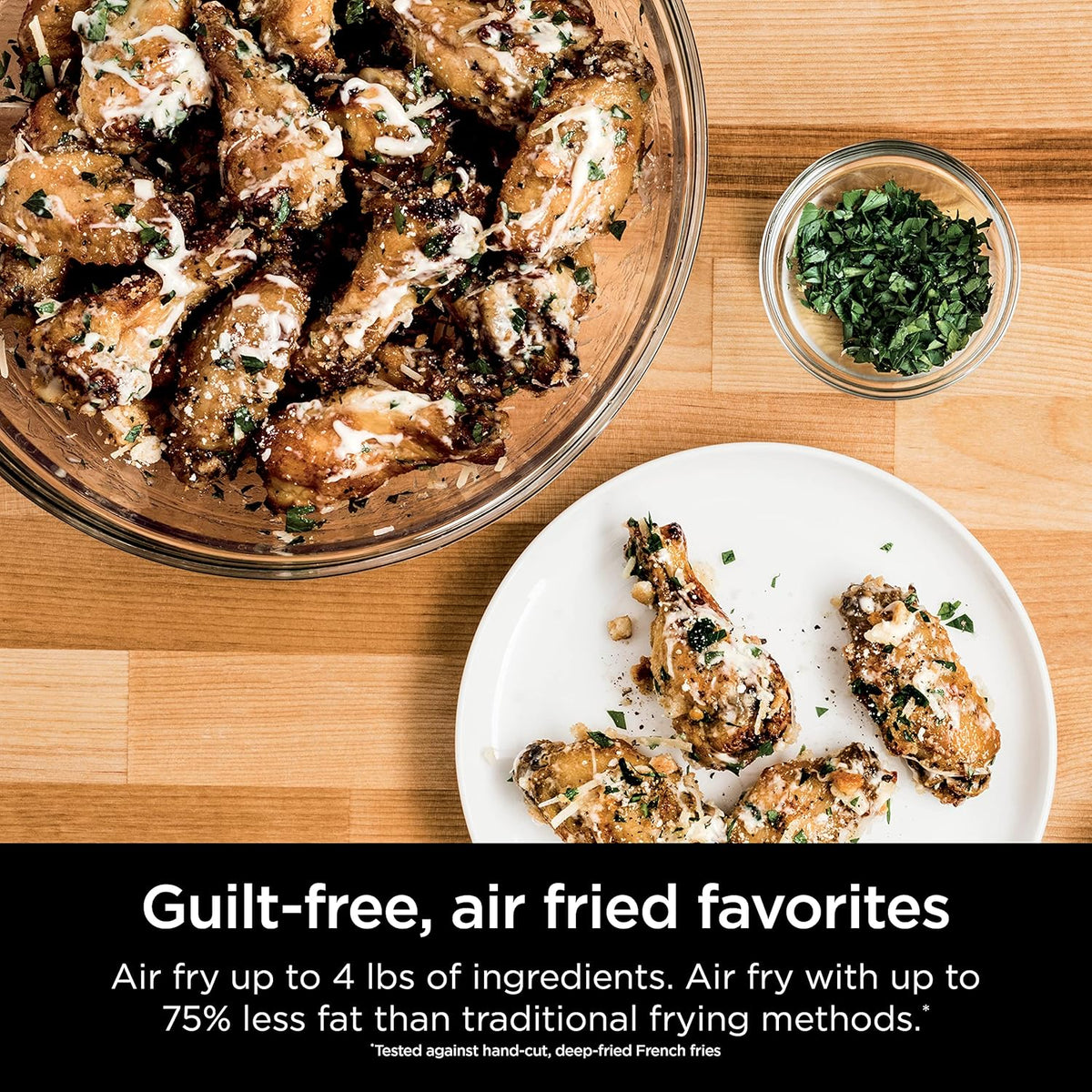 8-in-1 Digital Air Fry Oven with Air Fry Basket, Wire Rack & Crumb Tray, Silver U356372