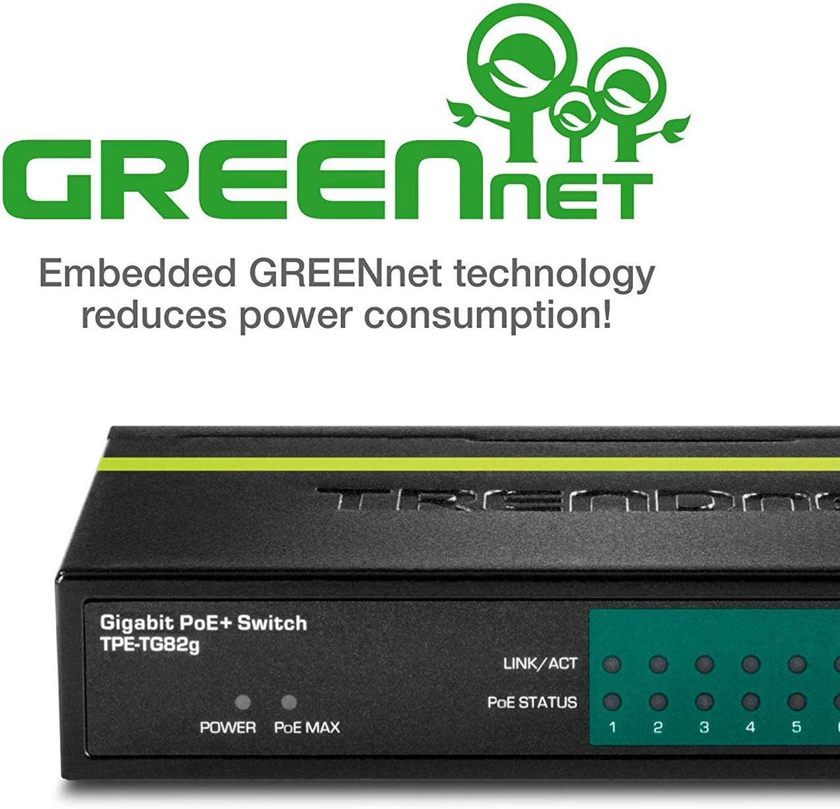 8-Port Gigabit PoE+ Switch P591324