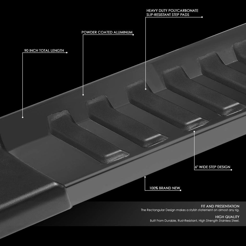 Black 6.25 Nerf Bar Side Step Running Board T919257
