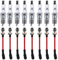 8 pcs Spark Plugs Wires + Spark Plugs H387751