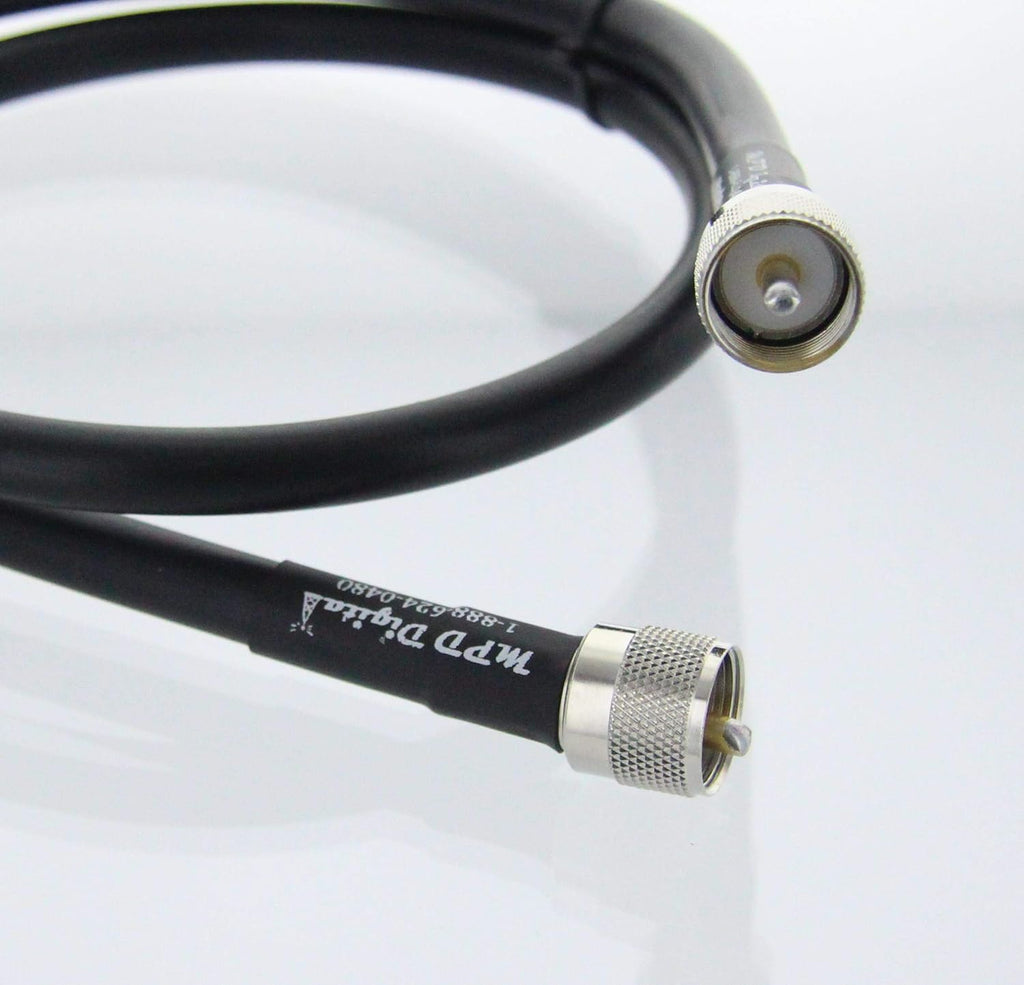 50 ft 50 ohm Coaxial Cable with PL-259 Connectors A51183