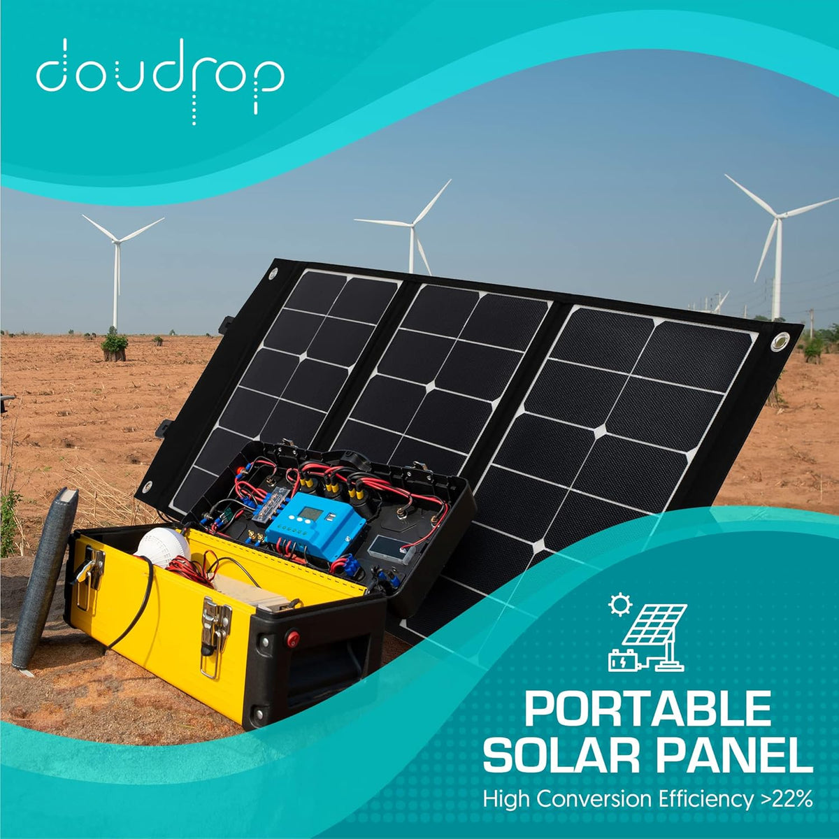 60W Foldable Solar Panel W7152