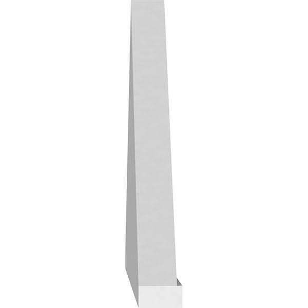 Architectural Grade PVC Peaked Cap 3 Spoke Pediment X6015