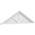 Architectural Grade PVC Peaked Cap 3 Spoke Pediment X6015
