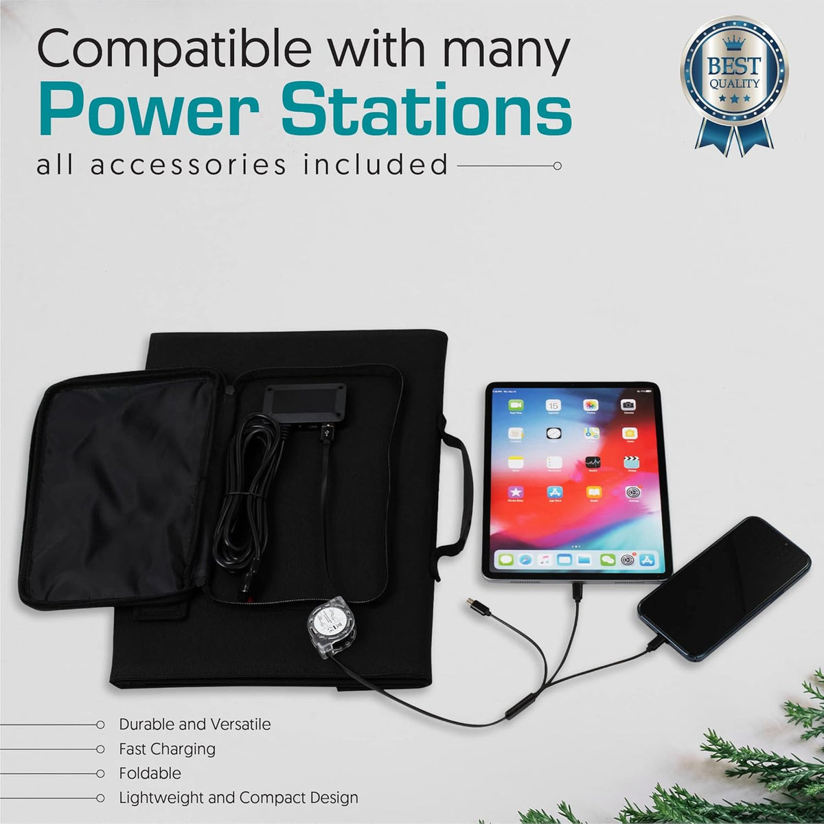 60W Foldable Solar Panel W7152